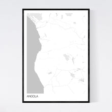 Load image into Gallery viewer, Angola Country Map Print