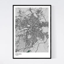 Load image into Gallery viewer, Ankara City Map Print