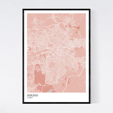 Load image into Gallery viewer, Ankara City Map Print