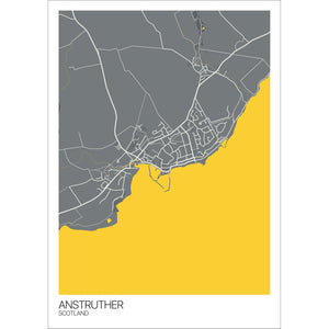 Map of Anstruther, Scotland