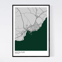 Load image into Gallery viewer, Anstruther Town Map Print