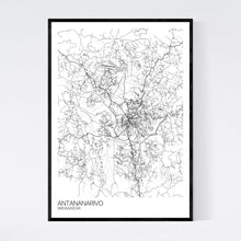 Load image into Gallery viewer, Antananarivo City Map Print