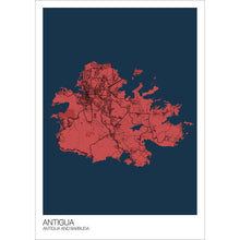 Load image into Gallery viewer, Map of Antigua, Antigua and Barbuda