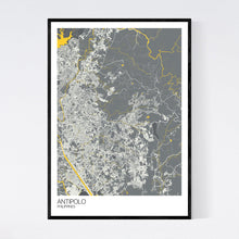 Load image into Gallery viewer, Antipolo City Map Print