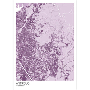 Map of Antipolo, Philippines