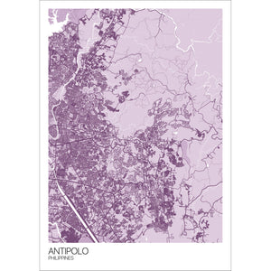 Map of Antipolo, Philippines