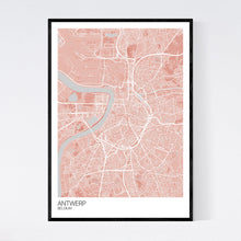 Load image into Gallery viewer, Antwerp City Map Print
