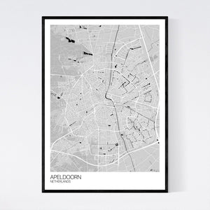 Apeldoorn City Map Print