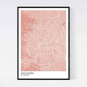 Apeldoorn City Map Print