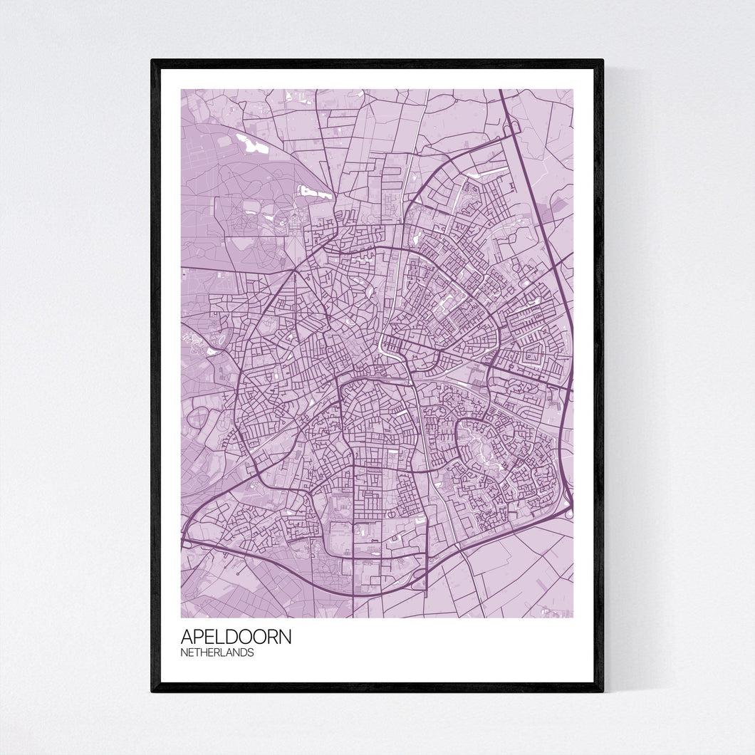 Apeldoorn City Map Print