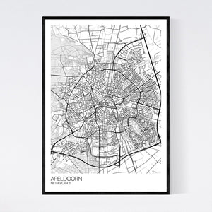 Apeldoorn City Map Print