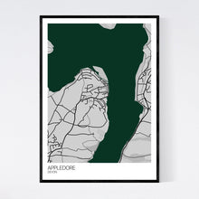 Load image into Gallery viewer, Appledore Town Map Print