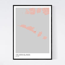 Load image into Gallery viewer, Aran Islands Island Map Print
