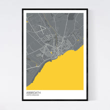 Load image into Gallery viewer, Arbroath City Map Print