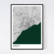 Load image into Gallery viewer, Arbroath City Map Print