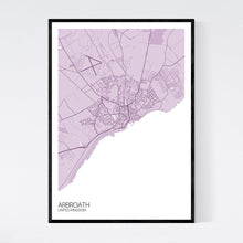 Load image into Gallery viewer, Arbroath City Map Print
