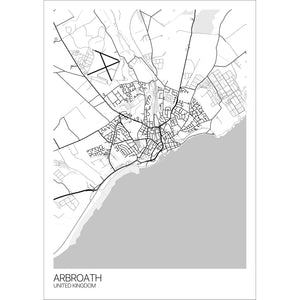 Map of Arbroath, United Kingdom
