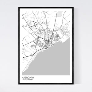 Map of Arbroath, United Kingdom