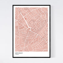 Load image into Gallery viewer, Archway Neighbourhood Map Print