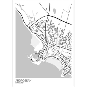 Map of Ardrossan, Scotland