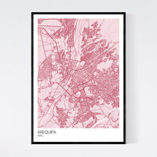 Load image into Gallery viewer, Arequipa City Map Print
