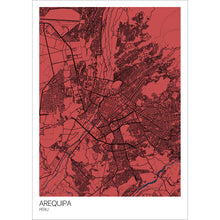 Load image into Gallery viewer, Map of Arequipa, Peru