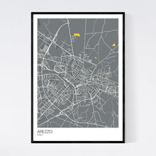 Load image into Gallery viewer, Arezzo City Map Print