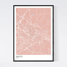 Load image into Gallery viewer, Map of Arezzo, Italy