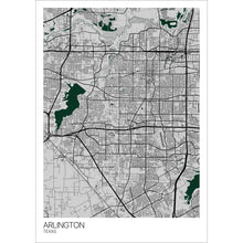 Load image into Gallery viewer, Map of Arlington, Texas