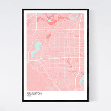 Load image into Gallery viewer, Arlington City Map Print