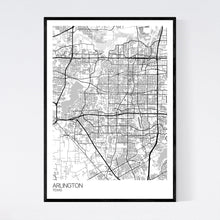 Load image into Gallery viewer, Arlington City Map Print