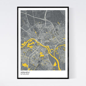 Arnhem City Map Print