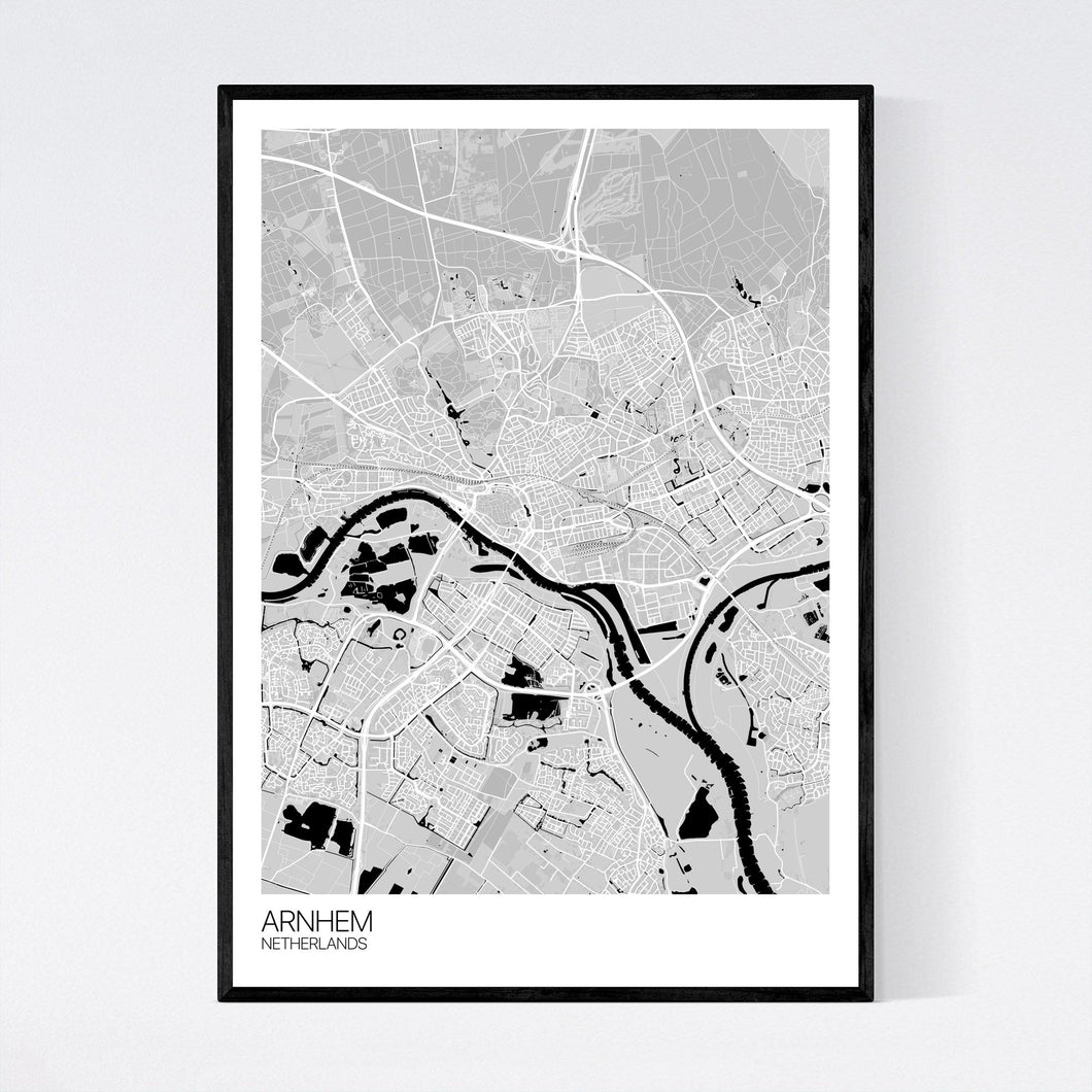 Arnhem City Map Print