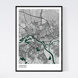 Arnhem City Map Print