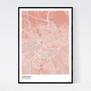 Arnhem City Map Print