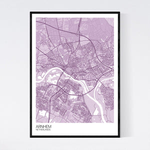 Arnhem City Map Print