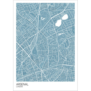 Map of Arsenal, London