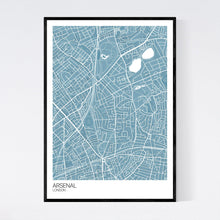 Load image into Gallery viewer, Map of Arsenal, London