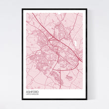 Load image into Gallery viewer, Ashford City Map Print