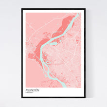 Load image into Gallery viewer, Asunción City Map Print