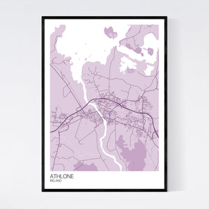 Athlone Town Map Print