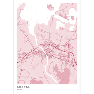 Map of Athlone, Ireland