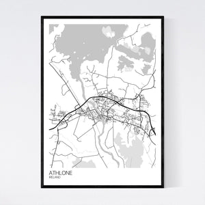 Athlone Town Map Print