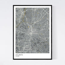Load image into Gallery viewer, Atlanta City Map Print