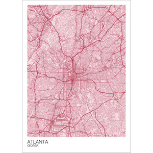 Map of Atlanta, Georgia