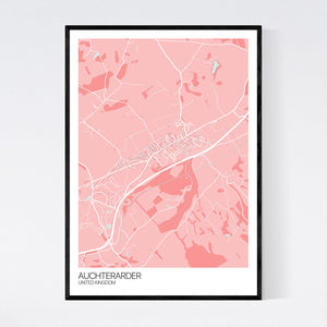 Map of Auchterarder, United Kingdom