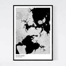 Load image into Gallery viewer, Auckland City Map Print