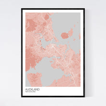 Load image into Gallery viewer, Auckland City Map Print