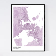 Load image into Gallery viewer, Auckland City Map Print