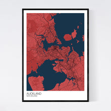 Load image into Gallery viewer, Auckland City Map Print